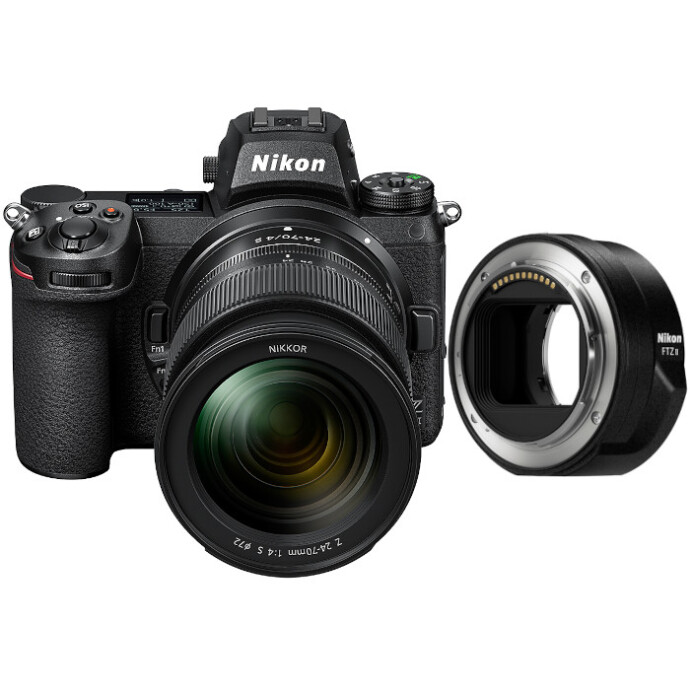 nikon z7 with f mount lens