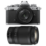 Nikon Z fc Mirrorless Digital Camera with 28mm  and  24-200mm Lenses