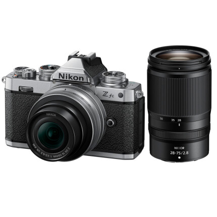 Nikon Z fc Mirrorless Digital Camera with 16-50mm  and  28-75mm Lenses