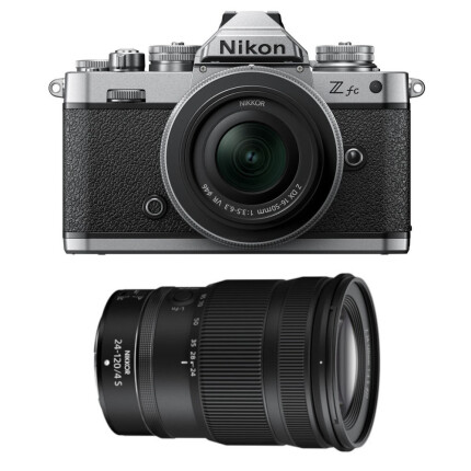 Nikon Z fc Mirrorless Digital Camera with 16-50mm  and  24-120mm Lenses