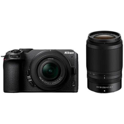 Nikon Z30 Mirrorless Camera with 16-50mm and 50-250mm Lenses