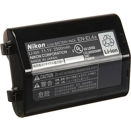 Nikon EN-EL4a Rechargeable Li-Ion Battery for Select Nikon Cameras