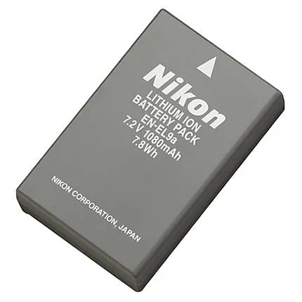Nikon EN-EL9a Rechargeable Li-Ion Battery for Select Nikon Cameras