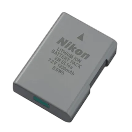 Nikon EN-EL14a Rechargeable Li-Ion Battery for Select Nikon D-SLR cameras