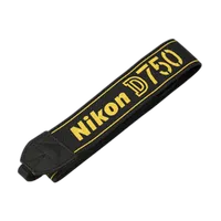 Nikon AN-DC14 Camera Strap for Nikon D750 (Black) 0