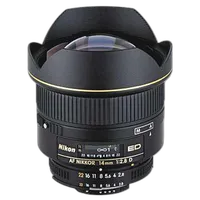 Nikon AF Nikkor 14mm f/2.8D ED Ultra Wide Angle Prime Lens - Black 0