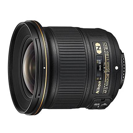 Nikon AF-S Nikkor 20mm f/1.8G ED Ultra Wide Angle Lens - Black