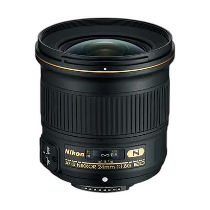 Nikon AF-S NIKKOR 24mm f/1.8G ED Lens