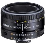 Nikon AF Nikkor 50mm f/1.8D Prime Lens - Black