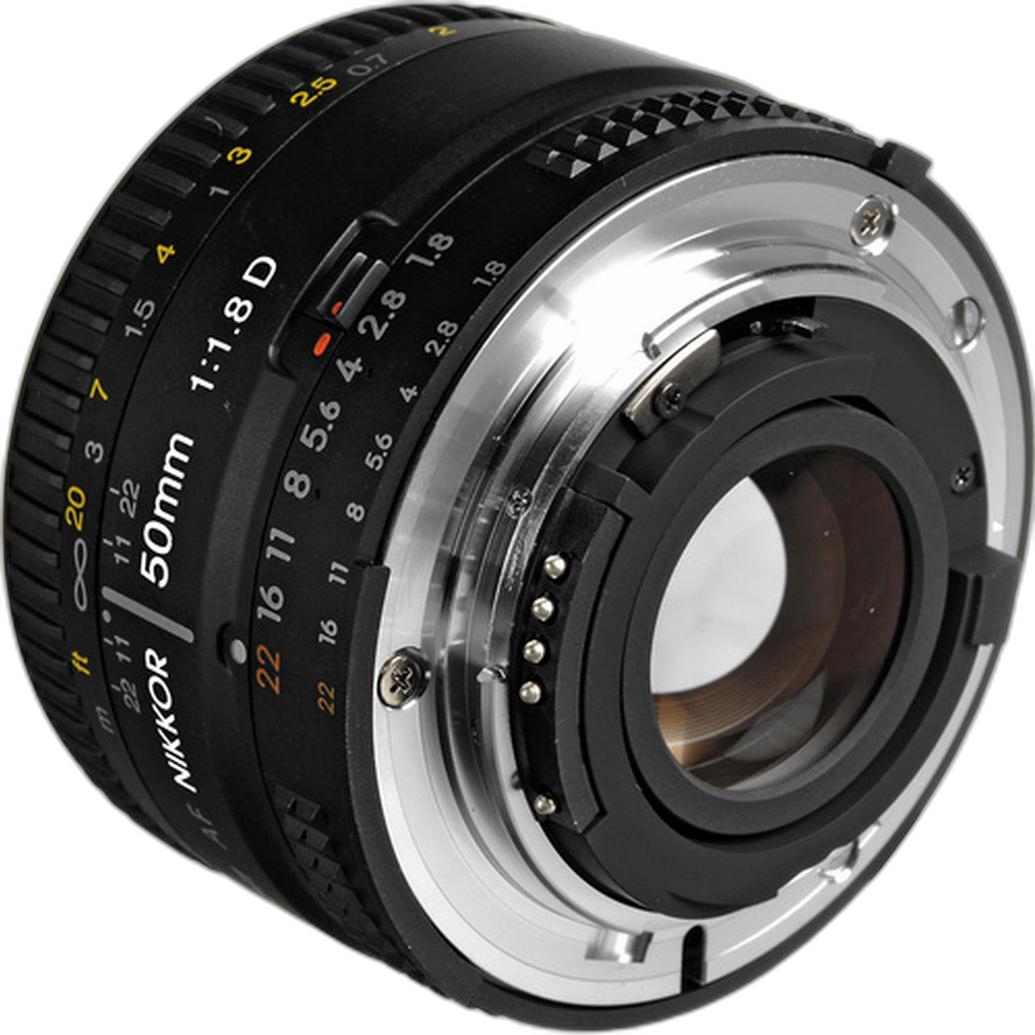 Nikon AF Nikkor 50mm f/1.8D Prime Lens - Black