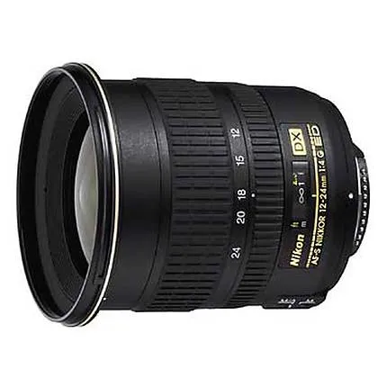 Nikon AF-S DX Zoom-Nikkor 12-24mm f/4G IF-ED Ultra Wide Angle Lens - Black