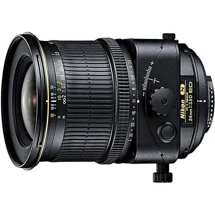 Nikon PC-E Nikkor 24mm f/3.5D ED Wide Angle Lens - Black