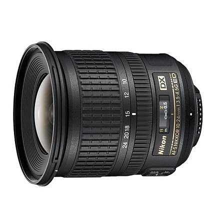 Nikon AF-S DX Nikkor 10-24mm f/3.5-4.5G ED Ultra Wide Angle Zoom Lens - Blac