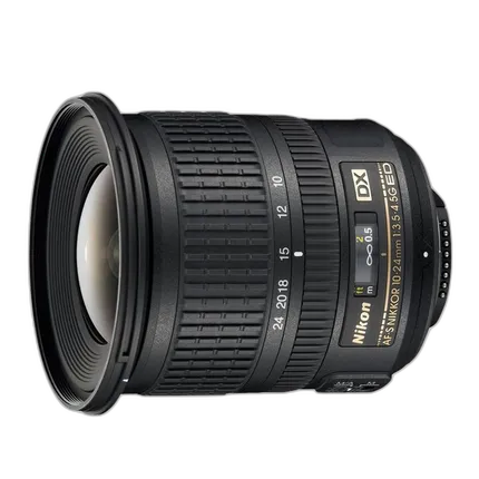 Nikon AF-S DX Nikkor 10-24mm f/3.5-4.5G ED Ultra Wide Angle Zoom Lens - Blac