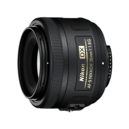 Nikon AF-S DX Nikkor 35mm f/1.8G Prime Lens for DX-format cameras