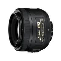 Nikon AF-S DX Nikkor 35mm f/1.8G Prime Lens for DX-format cameras - Black