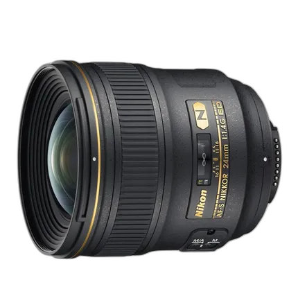 Nikon AF-S Nikkor 24mm f/1.4G ED Wide Angle Prime Lens - Black