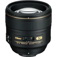 Nikon AF-S Nikkor 85mm f/1.4G Portrait Lens - Black