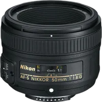 Nikon AF-S Nikkor 50mm f/1.8G Prime Lens - Black 1