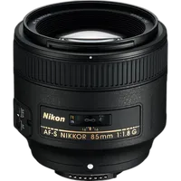 Nikon AF-S Nikkor 85mm f/1.8G Medium Telephoto Portrait Lens - Black 0