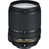 Nikon AF-S DX Nikkor 18-140mm f/3.5-5.6G ED VR Telephoto Zoom Lens - Black
