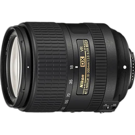 Nikon AF-S DX Nikkor 18-300mm f/3.5-6.3G ED VR Telephoto Lens - Black