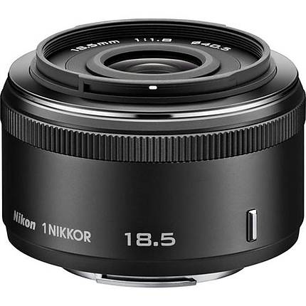 Nikon 1 Nikkor 18.5mm f/1.8 Wide Angle Lens for Nikon 1 - Black