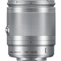 Nikon 1 Nikkor 10-100mm f/4.0-5.6 VR Wide Angle Lens for Nikon 1 - Silver 0