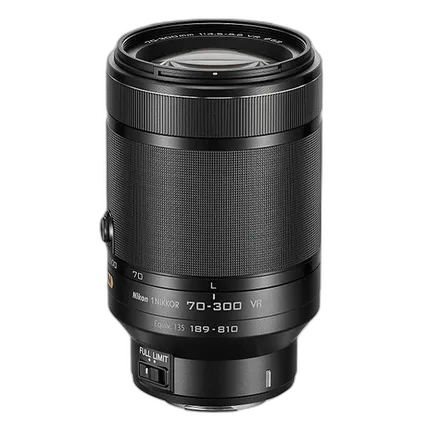 Nikon 1 Nikkor 70-300mm f/4.5-5.6 VR Super Telephoto Zoom Lens - Black
