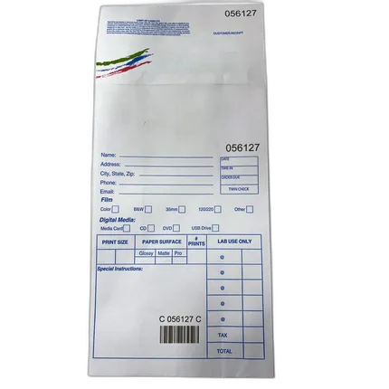 Order Envelope (1000 Per Box) 9-Inch COLORS