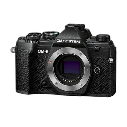 OM SYSTEM OM-5 Mirrorless Camera (Black, Body Only)