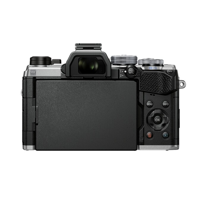 OM SYSTEM OM-5 showing compact, travel-ready body with IBIS
