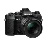OM SYSTEM OM-5 Mirrorless Camera (Black) with 12-45mm f/4.0 PRO Lens 0