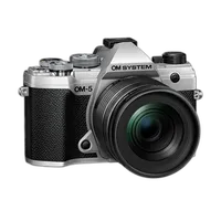 OM SYSTEM OM-5 Mirrorless Camera (Silver) with 12-45mm f/4.0 PRO Lens 0