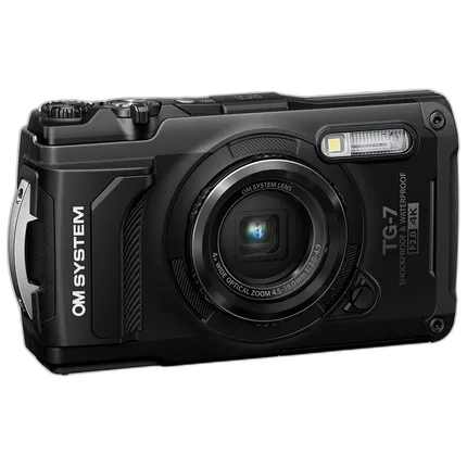 OM SYSTEM Tough TG-7 Digital Camera (Black)