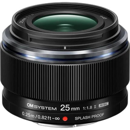 OM SYSTEM M. Zuiko Digital 25mm F1.8 II Lens