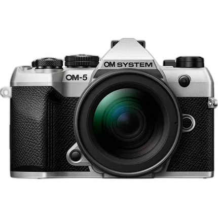 OM SYSTEM OM-5 Mark II Silver w/ M.ZUIKO Digital ED 12-45mm F4.0 Pro Kit