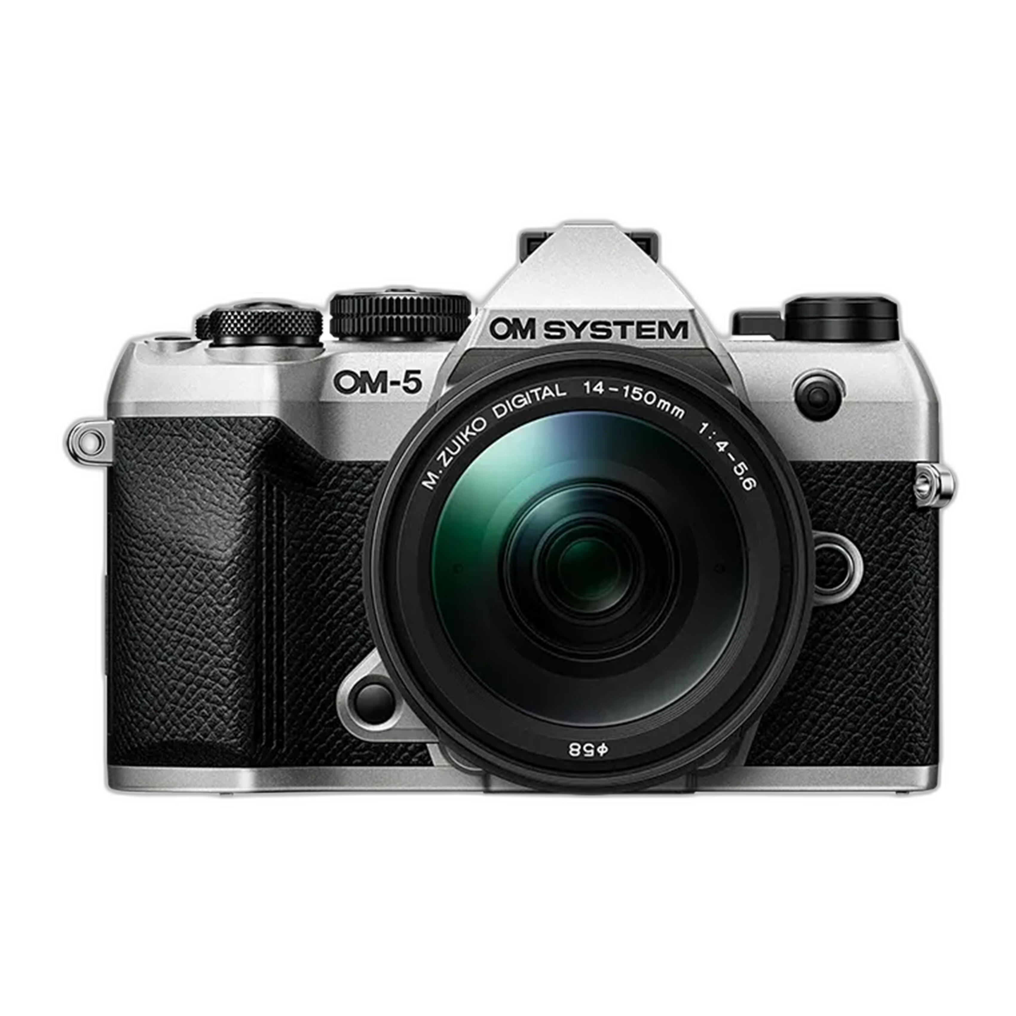 OM SYSTEM OM-5 Mark II Silver with 14-150mm lens