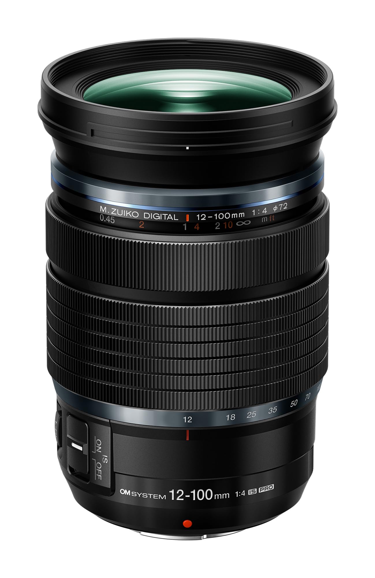 OM SYSTEM M.Zuiko Digital ED 12-100mm f/4 IS PRO Lens