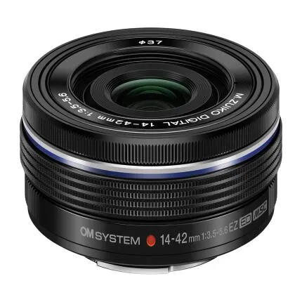 OM SYSTEM M.Zuiko Digital ED 14-42mm f/3.5-5.6 EZ Lens (Black)