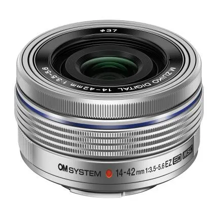 OM SYSTEM M.Zuiko Digital ED 14-42mm f/3.5-5.6 EZ Lens (Silver)