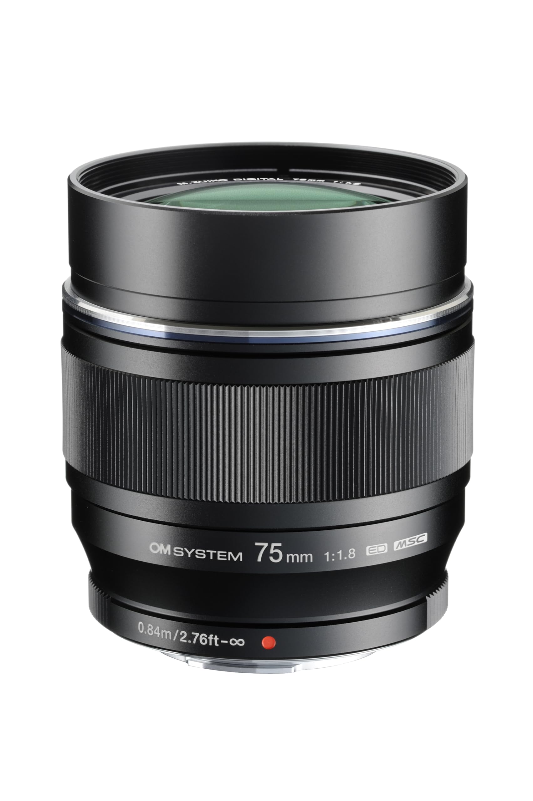 OM SYSTEM M.Zuiko Digital ED 75mm f/1.8 portrait lens