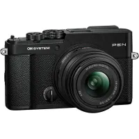 OM SYSTEM PEN Black w/ 14-42mm F3.5-5.6 III Lens Kit 7