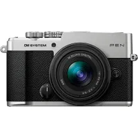 OM SYSTEM PEN Silver w/ 14-42mm F3.5-5.6 III Lens Kit 1