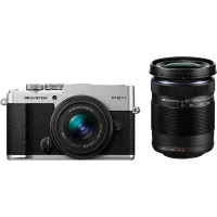 OM SYSTEM PEN Silver w/ 14-42mm F3.5-5.6 III  and  40-150mm F4.0-5.6 R BLK Lens 0