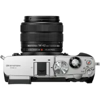OM SYSTEM PEN Silver w/ 14-42mm F3.5-5.6 III  and  40-150mm F4.0-5.6 R BLK Lens 4
