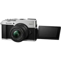 OM SYSTEM PEN Silver w/ 14-42mm F3.5-5.6 III  and  40-150mm F4.0-5.6 R BLK Lens 6