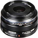 Olympus M.Zuiko Digital 17mm f/1.8 Wide Angle Lens - Black