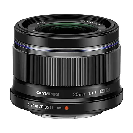 Olympus M.Zuiko 25mm f/1.8 Standard Lens for Micro 4/3 System - Black