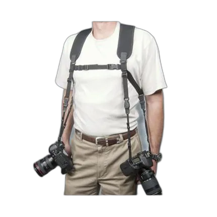OP/TECH Dual Harness Strap - X Long (Black)